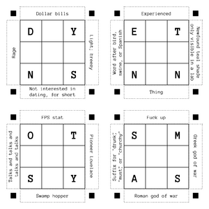 A standard GridLock puzzle.