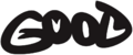 "Good" / "Evil" oscillatory ambigram